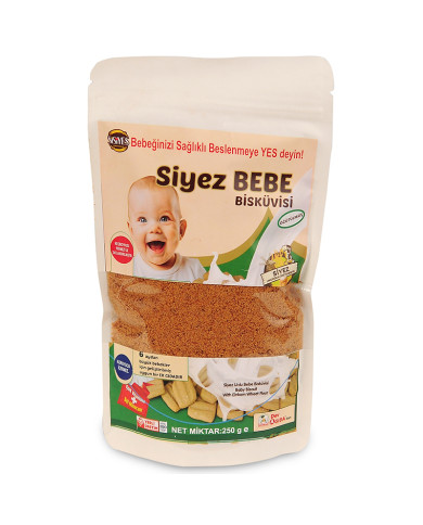 Öğütülmüş Bebe Bisküvisi 250 Gr