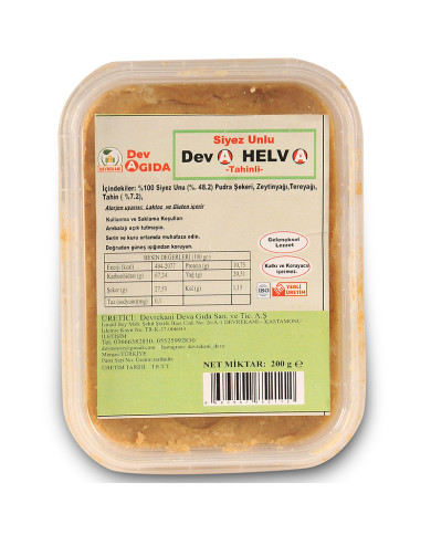 Siyez Unlu Tahinli Helva 200 g