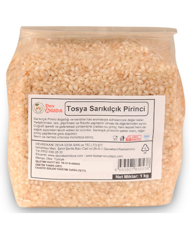 Tosya Sarıkılçık Pirinci 1 kg