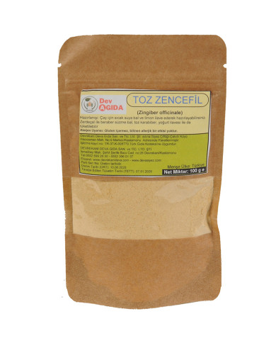 Toz Zencefil 100g